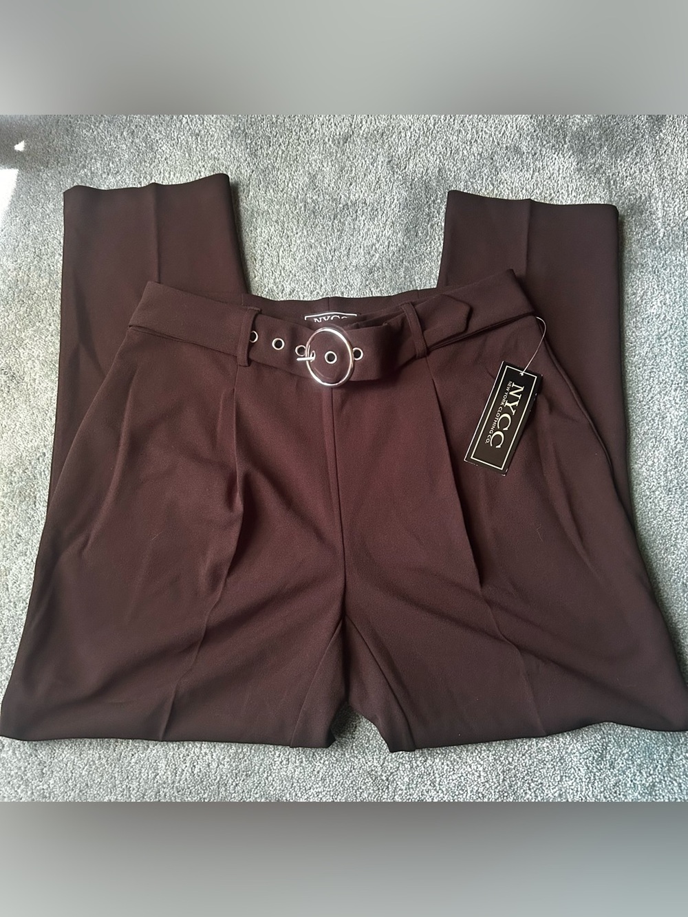 NYCC Black Belted Trousers-NWT